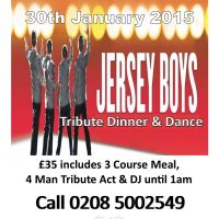 Jersey Boys Tribute Dinner & Dance 30th January 2015 at Woolston Manor Golf And Country Club