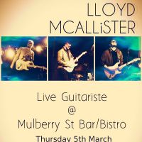 Lloyd McAllister Presents Guitar Extravaganza at Mulberry Street