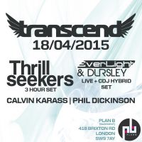 Transcend pres. The Thrillseekers at PLAN B Brixton London