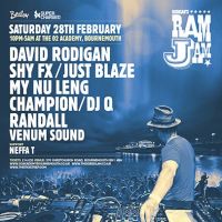RAM JAM Bournemouth ft David Rodigan, Shy FX, Just Blaze + more! at O2 Academy Bournemouth