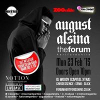 August Alsina at The Forum Hertfordshire