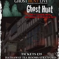 Ghost Hunting and Meal with Ghost Hunt Live at Hathaway Tea Rooms