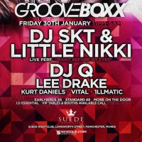 Grooveboxx - DJ Skt & Little Nikki + DJ Q at Suede Nightclub