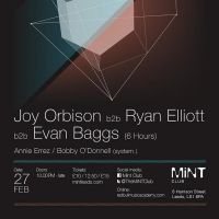 Mint Presents-RBMA :: Joy Orbison b2b Ryan Elliott b2b Evan Baggs at The Mint Club