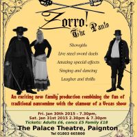 Zorro: The Panto (Palace Theatre, Jan 2014) at Palace Theatre