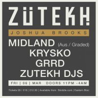 Zutekh presents Midland, Krysko & more at Joshua Brooks